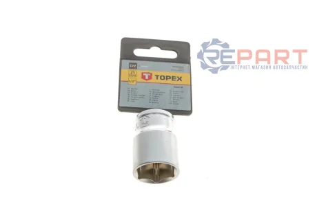 Головка торцева 1/2" 21 мм Topex 38D721