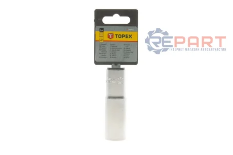 Головка торцева 1/2" 17 мм Long 76 мм Topex 38D756