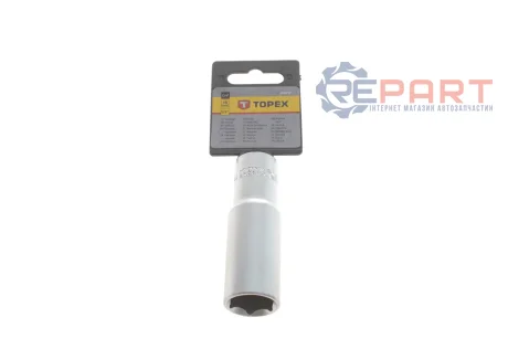 Головка торцева 1/2" 19 мм Long 76 мм Topex 38D757