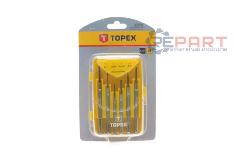 Набор отверток прецизионных SL, PH 6 ед. Topex 39D559