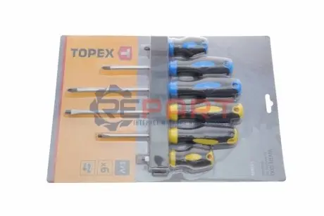 Набір викруток Torx/PH/PZ/SL 6 од. Topex 39D886 Купити в Україні