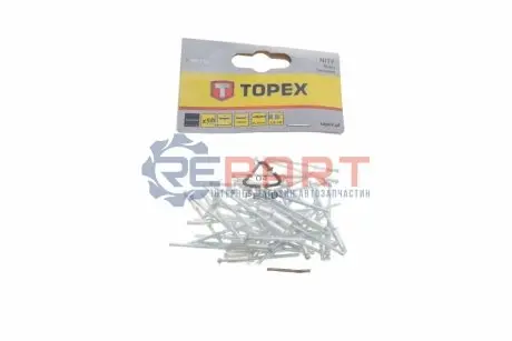 Заклепка Ø3,2х10 mm 50 од. Topex 43E302 Купити в Україні