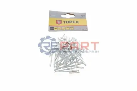 Заклепка Ø4х10 mm 50 од. Topex 43E402 Купити в Україні
