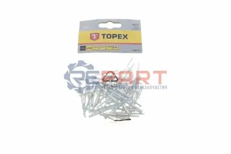 Заклепка Ø4х12,5 mm 50 од. Topex 43E403 Купити в Україні
