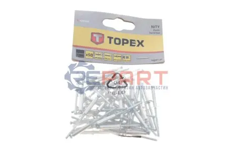 Заклепка Ø4x18 mm 50 од. Topex 43E405 Купити в Україні