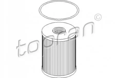 Фільтр масляний VW Golf III/Passat/Sharan 91-00 TOPRAN / HANS PRIES 100110