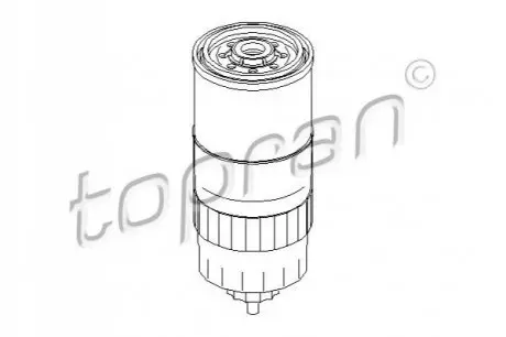 Фільтр паливний VW Passat 1.9TDI 96-05/Audi A4/A6 1.9/2.5TDI 94-05 TOPRAN / HANS PRIES 100316