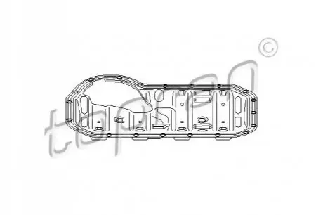 Прокладка піддону VW T4 1.9D/TD/VW 1.9D/TD TOPRAN / HANS PRIES 100714