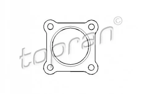 Фото 1 — Прокладка выхлопной трубы TOPRAN / HANS PRIES (100809) Фото Прокладка выхлопной трубы TOPRAN / HANS PRIES (100809) изображение 1