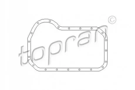 Прокладка піддона VW T4/Caddy 1.9TDI/SDI TOPRAN / HANS PRIES 100816
