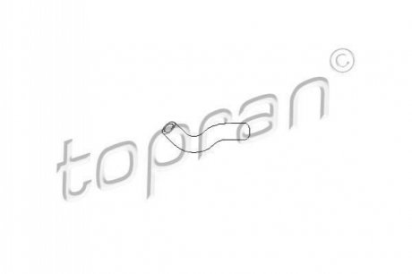 Шланг радіатора TOPRAN / HANS PRIES 100 841 (фото 1)