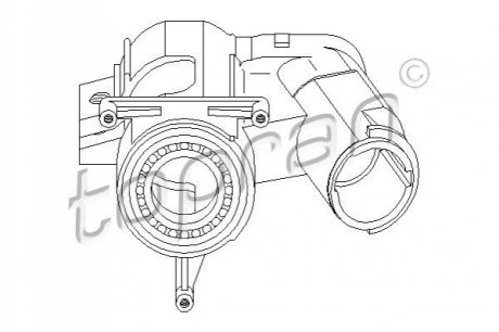 Замок вала руля TOPRAN / HANS PRIES 102413 (фото 1)