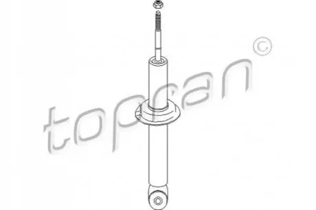 Амортизатор задн Лів/Прав VW GOLF I, JETTA I 1.1-1.8 04.74-02.84 TOPRAN / HANS PRIES 102629