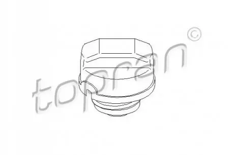 Фото Кришка бака паливного Opel Astra G/HJ/Combo 01- TOPRAN / HANS PRIES (102 747) зображення 1