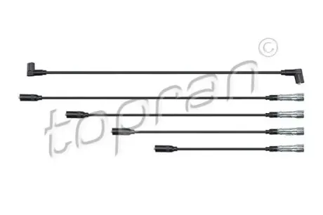 Кабелі запалювання VW Golf/Passat 1.8/2.0 91-02 (к-кт) TOPRAN / HANS PRIES 102982 Купити в Україні