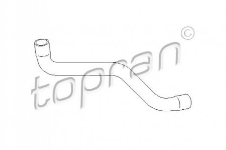 Шланг резиновой системы охлаждения TOPRAN / HANS PRIES 103000 (фото 1)