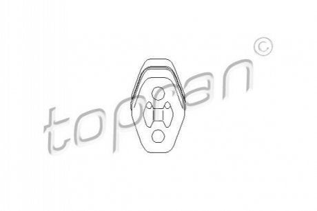 Утримувач глушника TOPRAN / HANS PRIES 103 026 (фото 1)