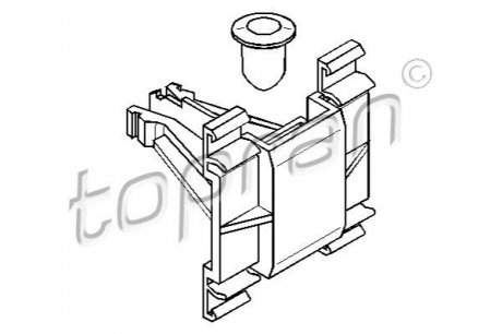 Фиксатор, крепление молдинга TOPRAN / HANS PRIES 103104