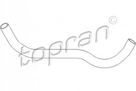 Шланг гумовий системи охолодження TOPRAN / HANS PRIES 103382 Купити в Україні