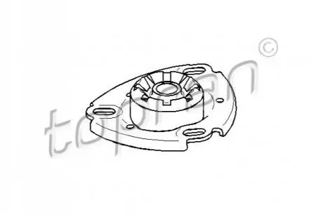 Фото Подушка амортизатора (переднього) Audi 100 1.6-2.5 77-90 TOPRAN / HANS PRIES (103673) зображення 1