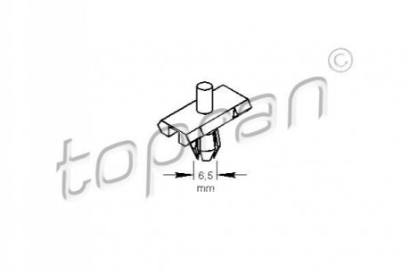 Пружинный зажим TOPRAN / HANS PRIES 104129