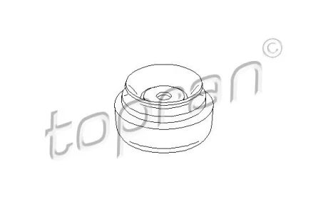 Подушка амортизатора передн (из подшипником) VW POLO, POLO II 0.9-1.4D 03.75-09.94 TOPRAN / HANS PRIES 104267