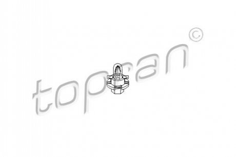 Ліхтар накалу, освещение щитка приборов TOPRAN / HANS PRIES 104366