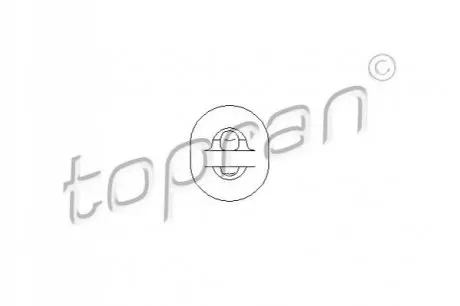 Гумка глушника VW T4 90-03/LT -96 TOPRAN / HANS PRIES 104403
