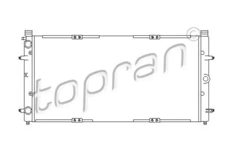 Радiатор охолодження TOPRAN / HANS PRIES 105746 Купити в Україні