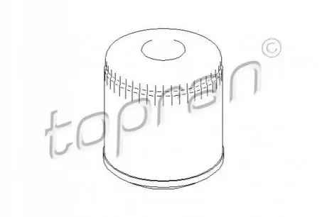 Фільтр масляний VW Passat/Audi A4/A6/A8 2.4-3.0 91-05 (h=114mm) TOPRAN / HANS PRIES 105758