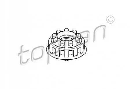Подушка амортизатора задн Лів/Прав AUDI 100 C3, 100 C4, A6 C4 1.8-2.8 08.82-12.97 TOPRAN / HANS PRIES 107093