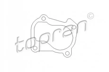 Прокладка труби вихлопної VW Caddy II 1.9 TDI 96-04 TOPRAN / HANS PRIES 107204