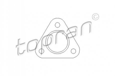 Прокладка выхлопной системы TOPRAN / HANS PRIES 107207 (фото 1)