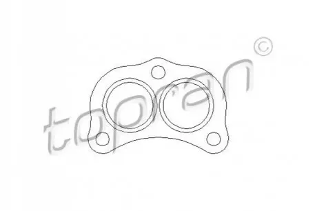Прокладка труби вихлопної VW Caddy II 1.6 95-00 TOPRAN / HANS PRIES 107 210