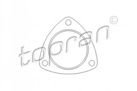 Прокладка труби вихлопної Audi A4/A6 97-09 TOPRAN / HANS PRIES 107211