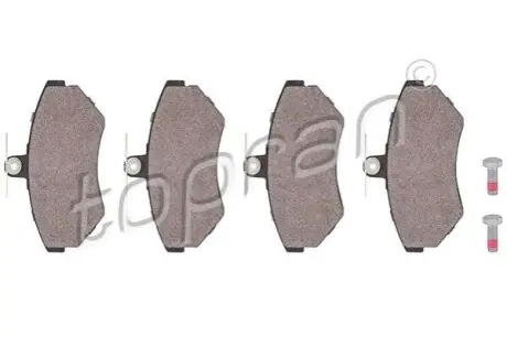 Колодки гальмівні (передні) Audi A4 94-01/VW Passat 96-00 TOPRAN / HANS PRIES 107235