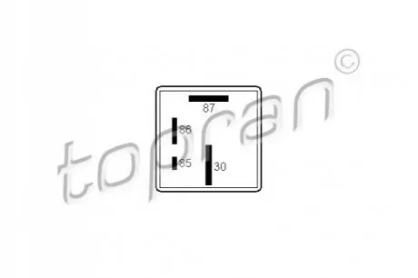 Реле свічок розжарювання VW Caddy II/III/T4/T5 1.9/2.0/2.5 TDI/SDI 95-10 TOPRAN / HANS PRIES 107258 Купити в Україні