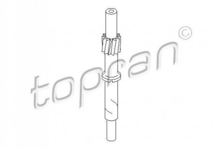 Привод троса спидометра TOPRAN / HANS PRIES 107401