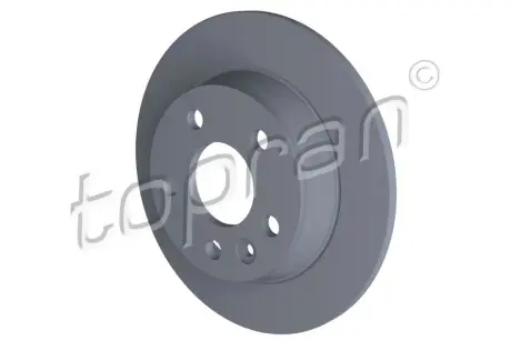 Диск гальмівний (задній) VW Sharan/Seat Alhambra 96-10 (267.8x9.8)(з покриттям)(повний) TOPRAN / HANS PRIES 107629