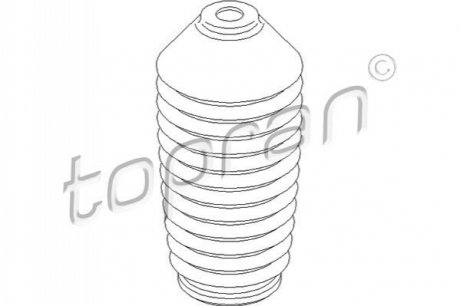 Защитный колпак / пыльник, амортизатор TOPRAN / HANS PRIES 107 642