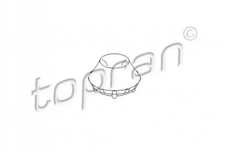 Подушка амортизатора задн Лів/Прав AUDI A4 B5 1.6-2.8 11.94-09.01 TOPRAN / HANS PRIES 107663