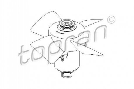 Вентилятор радиатора TOPRAN / HANS PRIES 107708