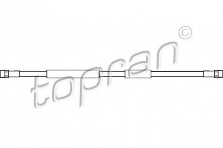 Тормозной шланг TOPRAN / HANS PRIES 108355 (фото 1)