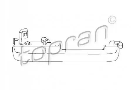 Фото Ручка дверей TOPRAN / HANS PRIES (108483) зображення 1