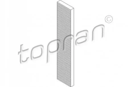 Фільтр салону VW Sharan/Ford Galaxy 95-10 (вугільний) TOPRAN / HANS PRIES 108653