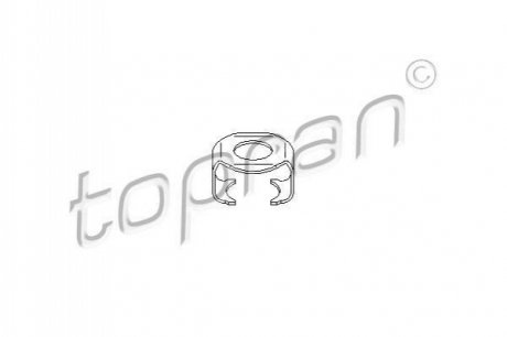 Кронштейн, тормозный шланг TOPRAN / HANS PRIES 108 717 (фото 1)