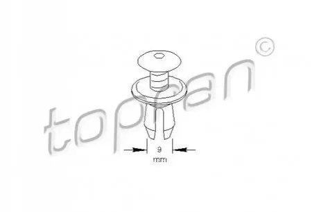 Кліп 1YX TOPRAN / HANS PRIES 108 802 Купити в Україні