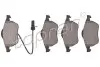 Колодки гальмівні (передні) Ford Galaxy 95-06/Seat Alhambra/VW Sharan 95-10/VW T4 90-03 (+датчики) TOPRAN / HANS PRIES (108804) зображення 1