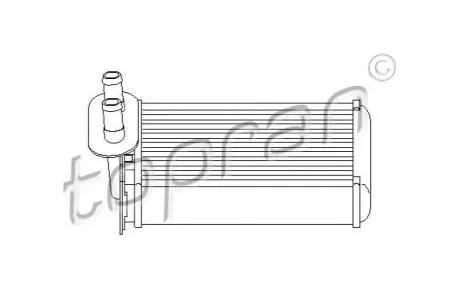 Радіатор пічки VW T4 90-03- (+AC) TOPRAN / HANS PRIES 108826 Купити в Україні