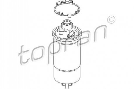 Фильтр топлива TOPRAN / HANS PRIES 109004 (фото 1)